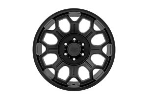 Wheel - Rough Country - 77 Series - Semi Gloss Black